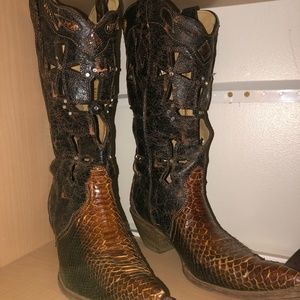Corral Boot of Genuine Python